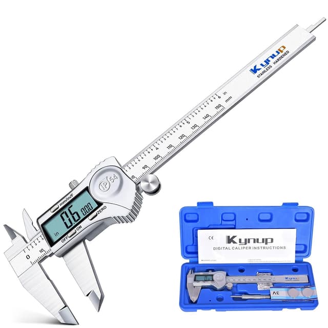 Detalle de Kynup Digital Caliper 150mm Stainless Steel Electronic Vernier Calipers with Large LCD