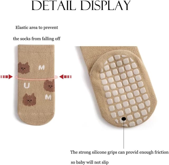 Thumbnail 4 de Exemaba Baby Socks with Grips 5 Pairs