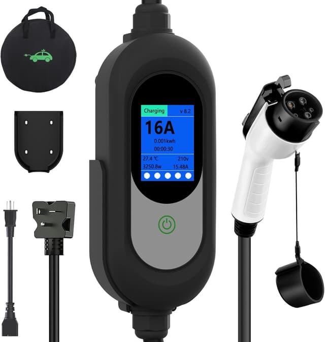 Thumbnail 5 de Level 2 EV Charger 50A, 25ft Portable