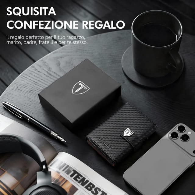Thumbnail 6 de TENBST Portafoglio Uomo 7 slot