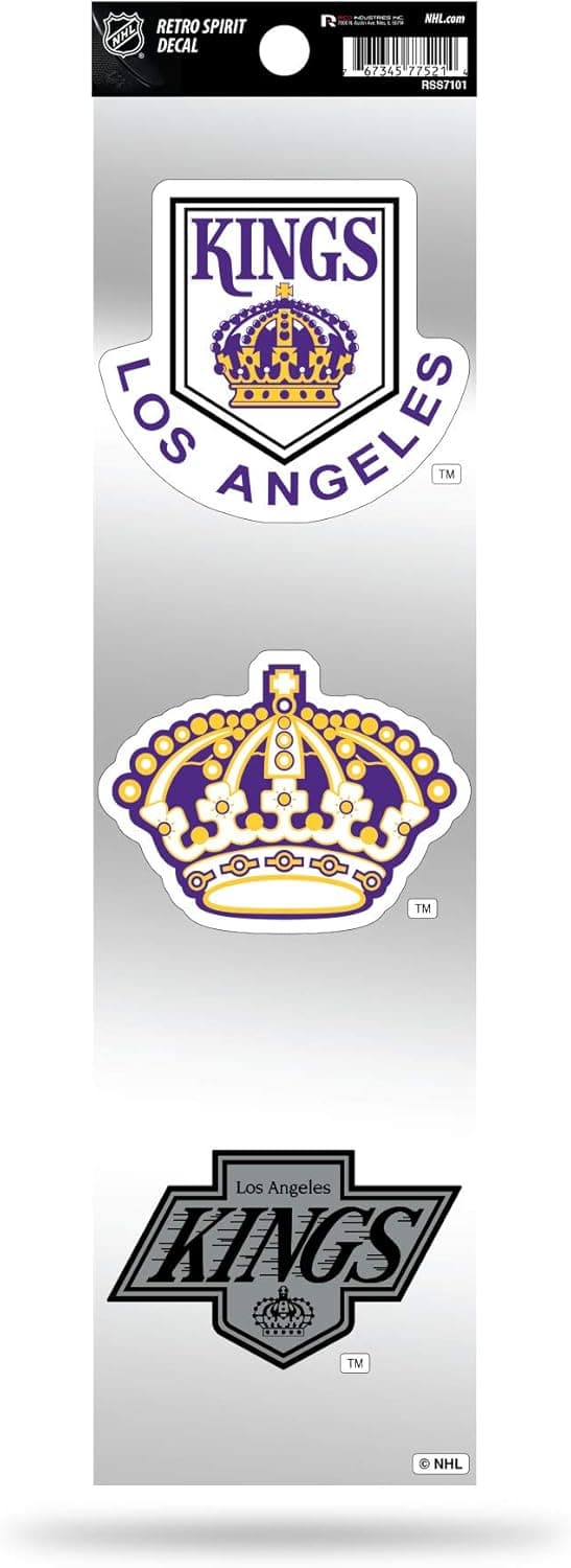 Thumbnail 6 de Rico Industries NHL Hockey Retro Decal Set (3 Retro Team Decals)