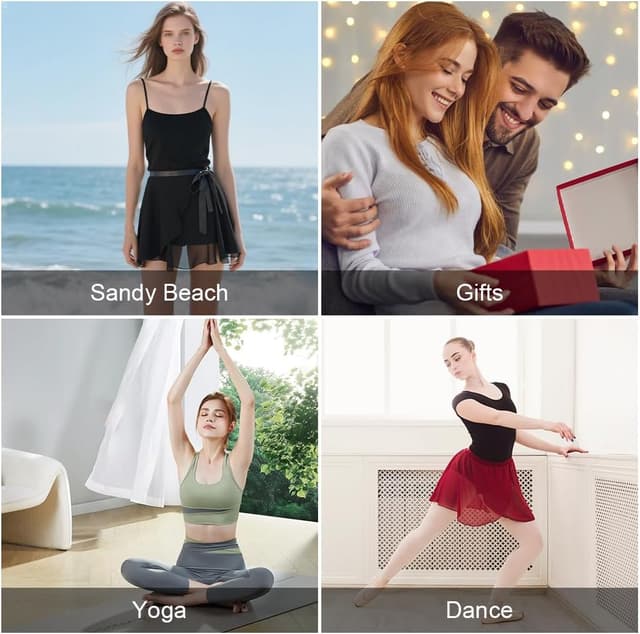 Thumbnail 6 de AYBUY Ballet Wrap Skirt Sheer Chiffon