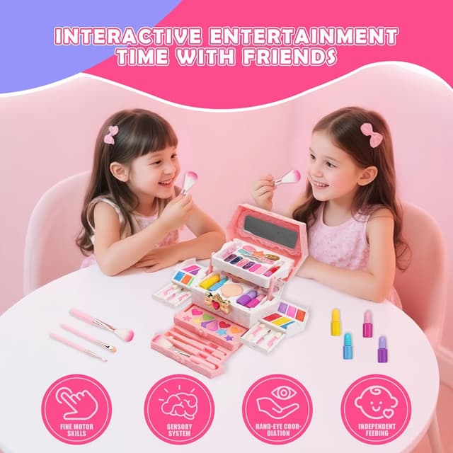 Thumbnail 1 de iFunLong Kids Makeup Set washable for ages 3โ12 ๐