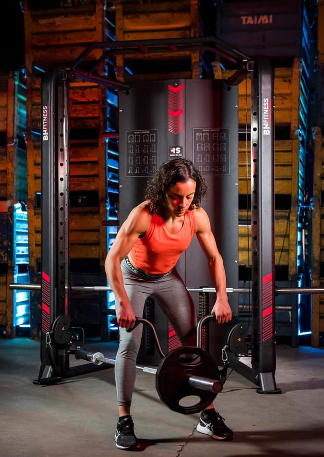 Thumbnail 3 de BH Fitness Rack Smith multiestación 90 Kg
}