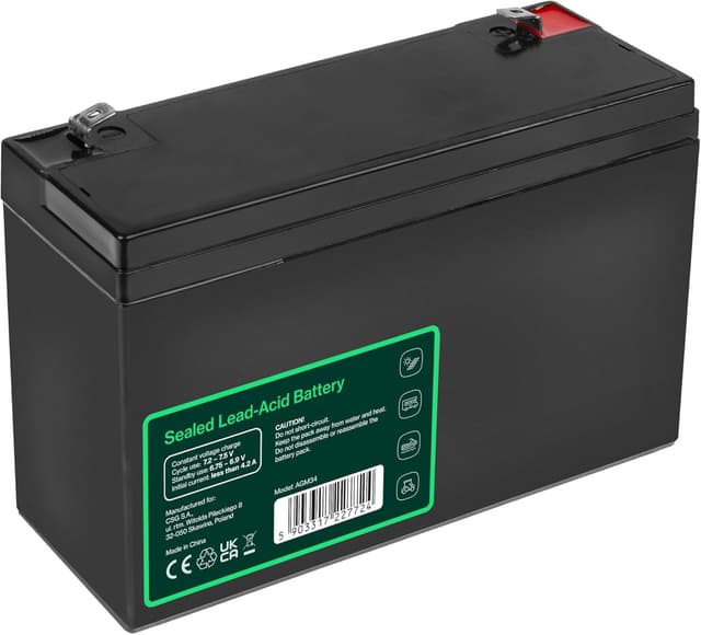 Detalle de Green Cell AGM 6V 14Ah Akku für Zyklen