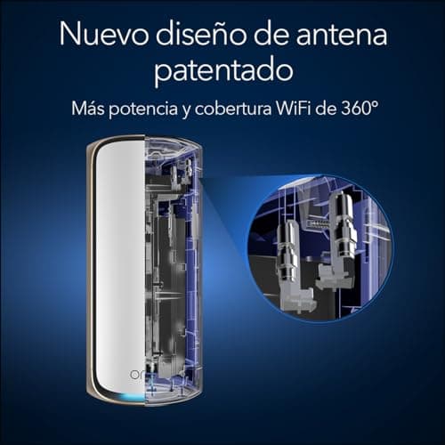 Thumbnail 5 de NETGEAR Orbi Serie 970 RBE972S Router + satélite, WiFi 7 27 Gbps