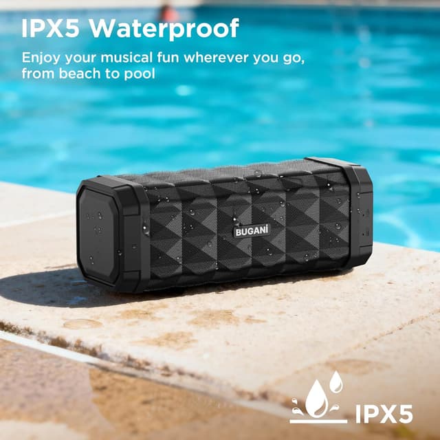 Detalle de BUGANI Bluetooth Speaker 24H playtime 📢