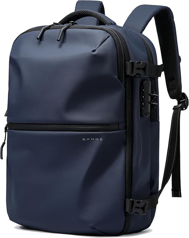 Detalle de BG FUTURE AESTHETICS Reiserucksack mit TSA-Zahlenschloss, wasserdichtem Polyester und Laptopfach bis 15,6 Zoll