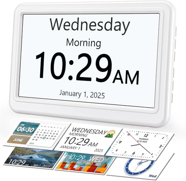 Detalle de ROCAM Réveil numérique 7 pouces