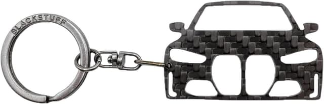 Detalle 2 de BlackStuff Carbon Karbonfaser Schlüsselanhänger BS-999 (kompatibel mit M3 M4 G80–G82, 2020)