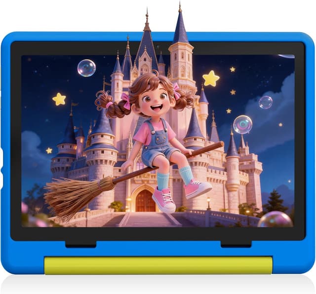 Detalle de Laptok Android 15 Kids Tablet (10 inch) with Parental Control, Face ID, WiFi 6 and Dual Cameras