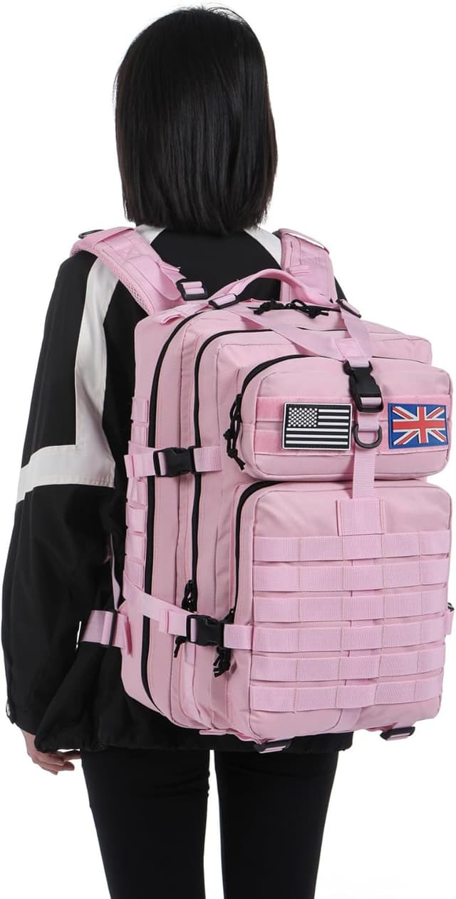 Detalle de Thuram 50L Waterproof Tactical Fishing & Hunting Backpack (Durable Nylon)