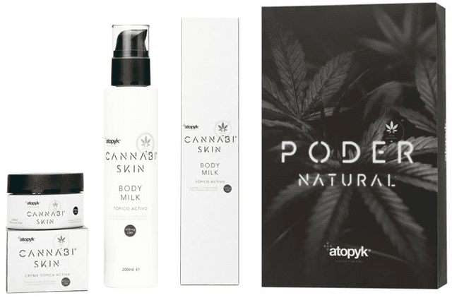 Detalle de Atopyk CannabiSkin Pack Dúo CBD 200 ml