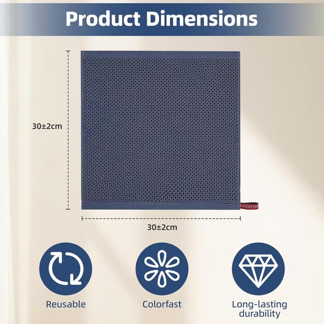 Thumbnail 4 de Carehabi Torchon Cuisine 6PCS 30x30cm