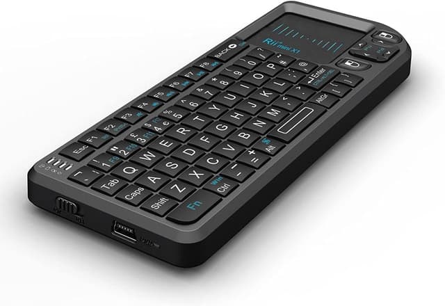 Detalle 2 de Rii K01X1 2.4 GHz mini wireless keyboard with touchpad remote for Kodi/XMBC