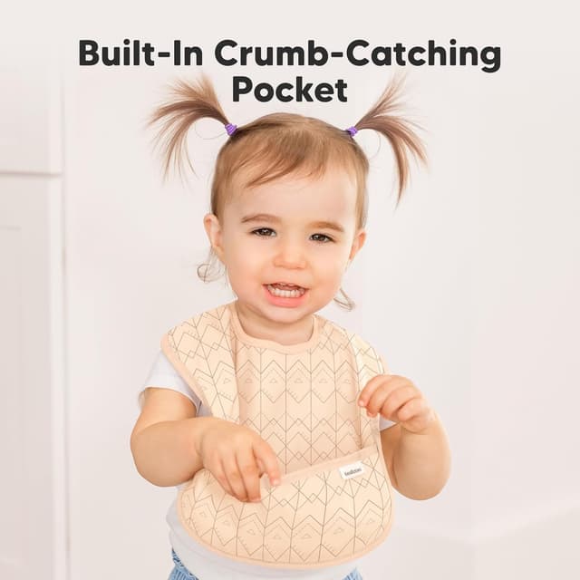 Thumbnail 4 de Prism 3-Pack Waterproof Baby Bibs with Large Catcher