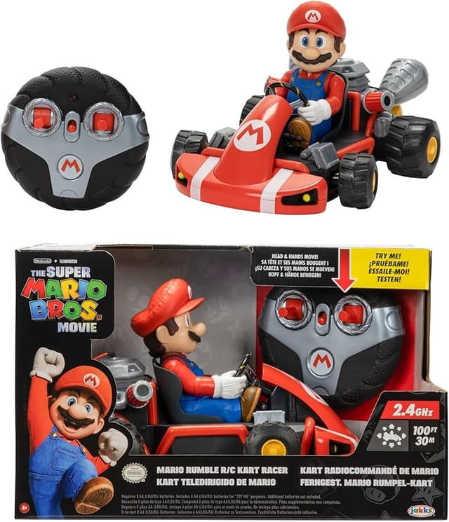 Imagen de Nintendo Super Mario Movie - Coche Teledirigido Mario en OfertitasTOP