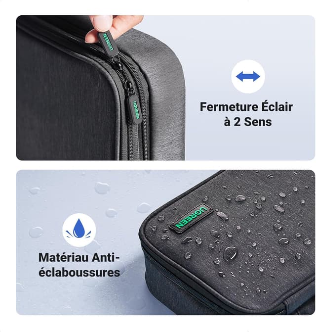 Thumbnail 5 de UGREEN Sac Câble Multifonctionnel 2 Couches