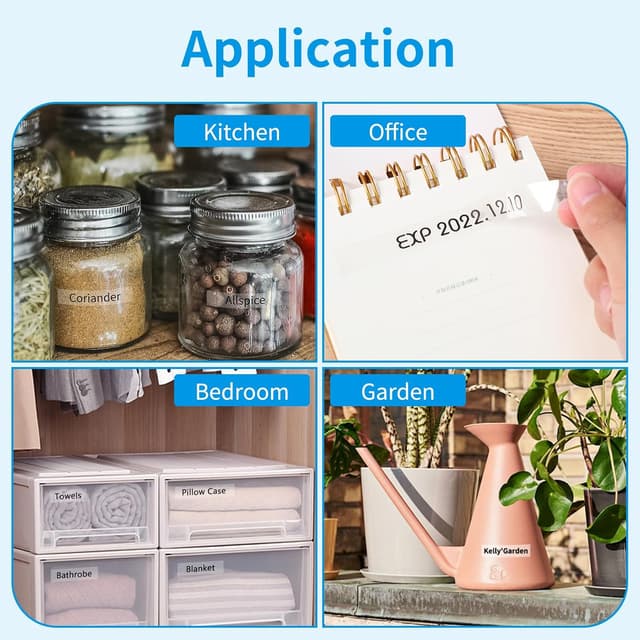 Thumbnail 6 de TZe TZ Tape 12mm Laminated Clear 4-Pack