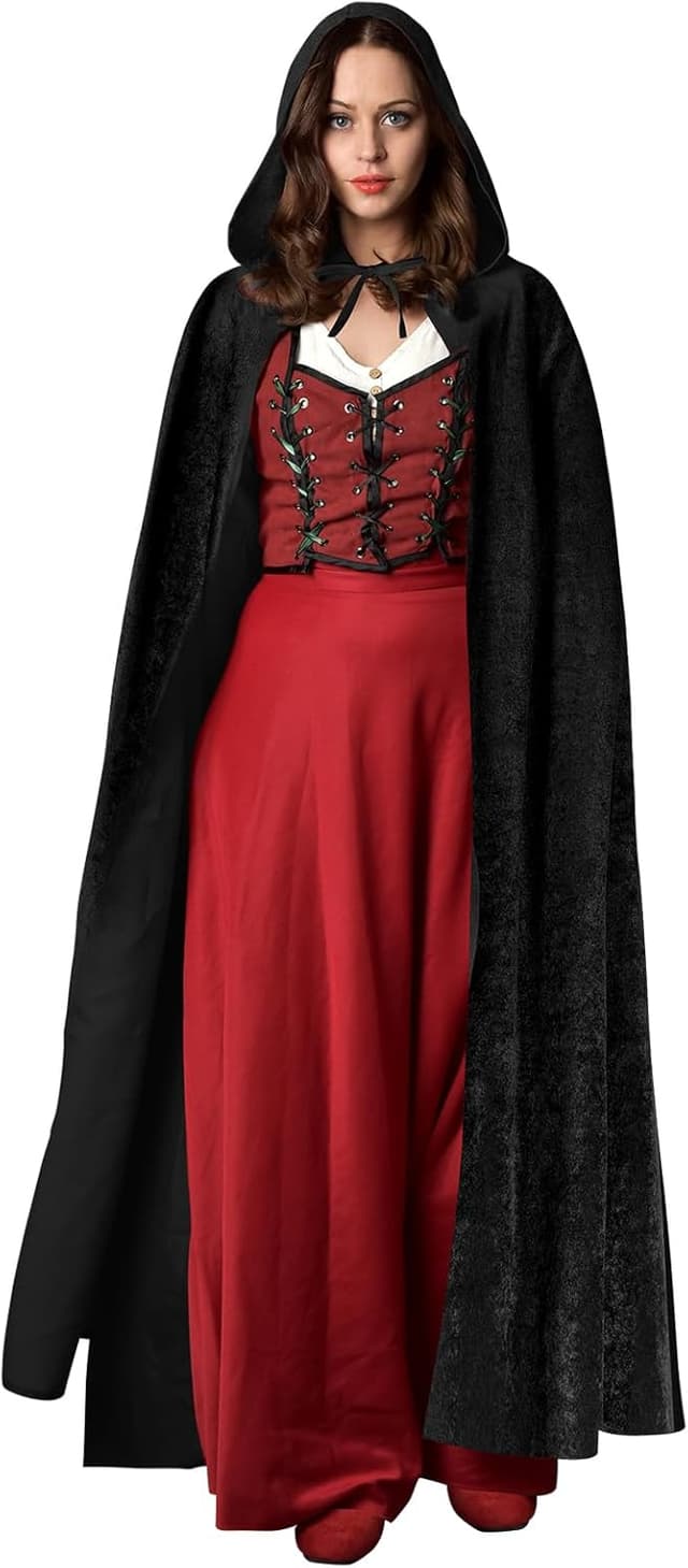 Imagen de AOOWU Umhang mit Kapuze für Halloween en OfertitasTOP