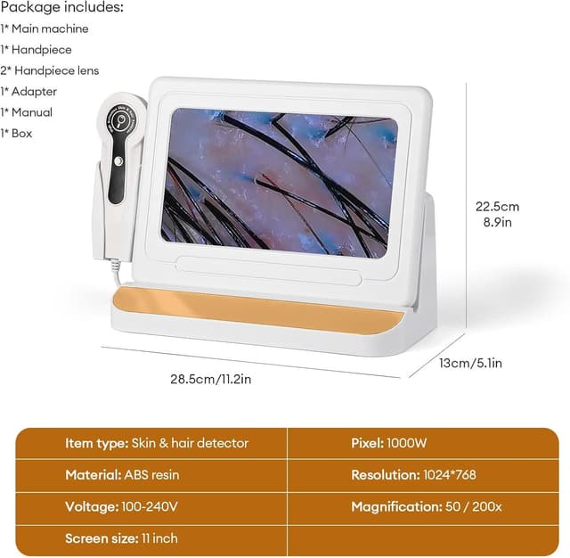 Thumbnail 6 de Hair Analyzer HD Screen 11 Inch 200X