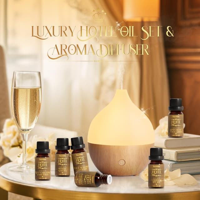 Thumbnail 3 de SALKING Set Diffusore di Oli Essenziali 8 LED 🕯