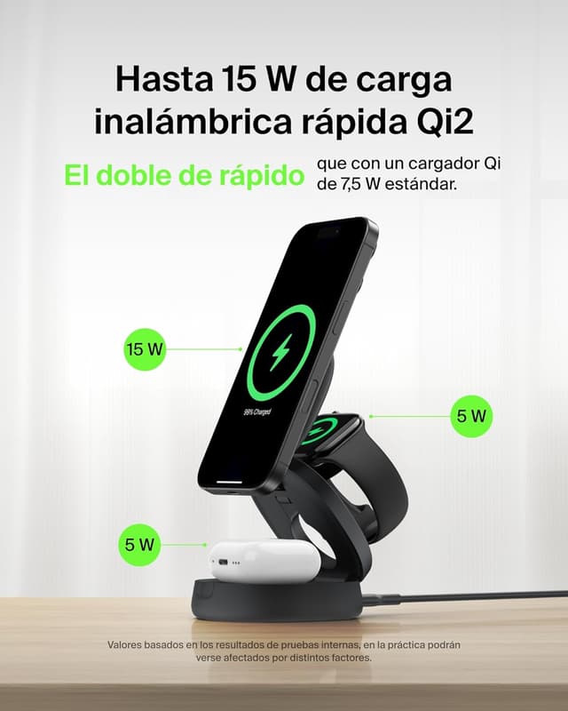 Thumbnail 2 de Belkin BoostCharge 3 en 1 MagSafe 15W