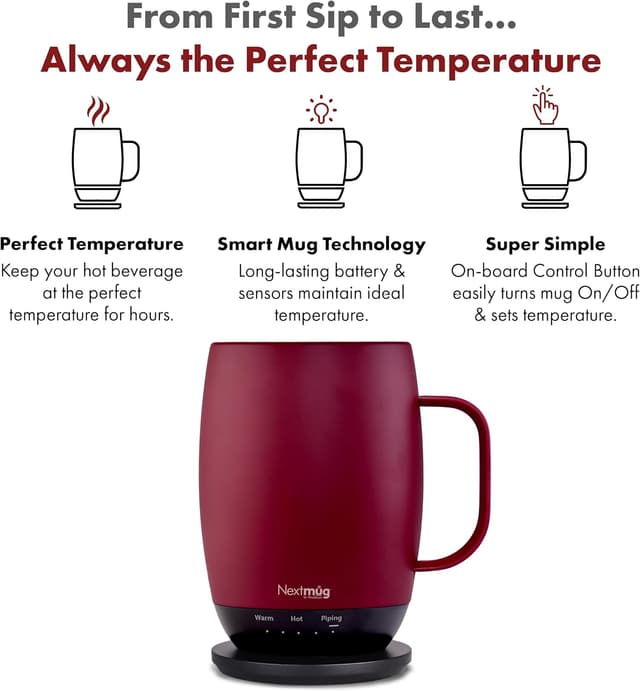 Detalle 2 de Nextmug Plus 18 oz Temperature-Controlled Mug