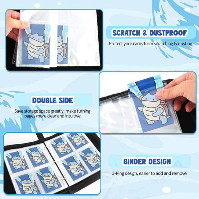 Detalle 2 de Collectible Trading Card Binder 400 cards