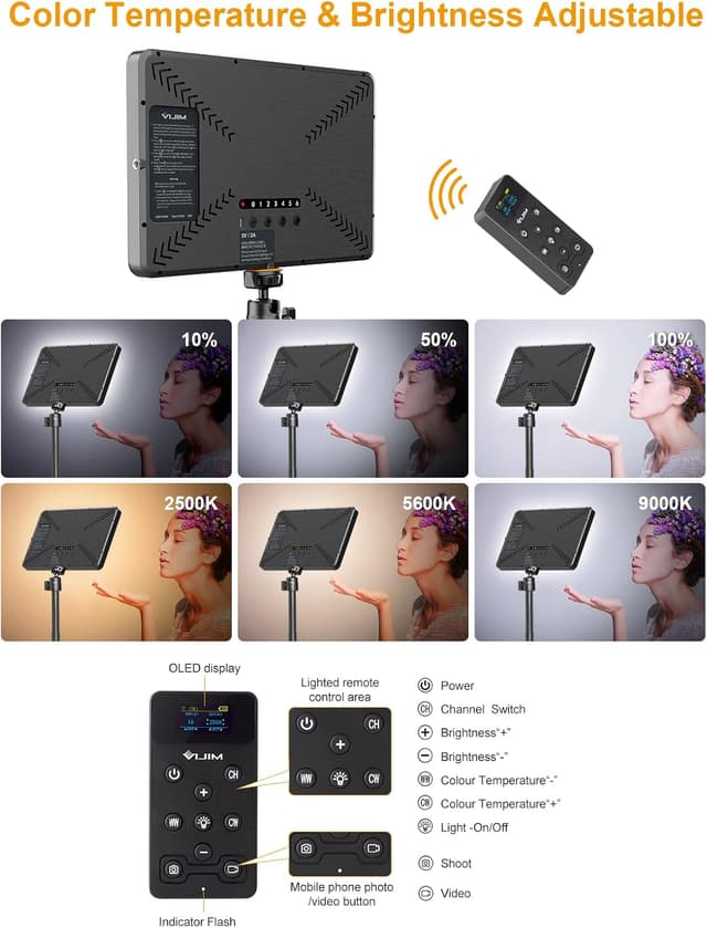 Detalle 2 de ULANZI K20 LED Videoleuchte 11"