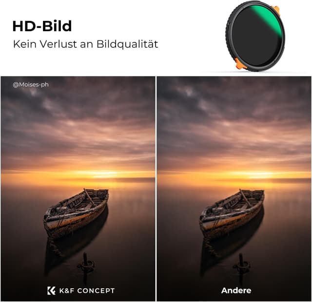 Detalle 1 de K&F CONCEPT Nano-X ND Filter 67 mm