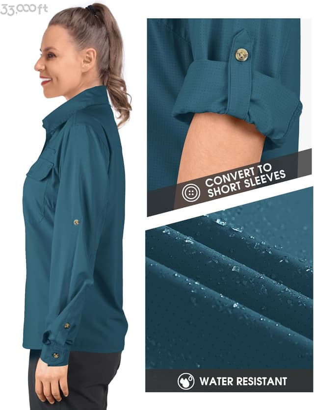 Detalle 2 de 33,000ft Damen UPF50+ Outdoorhemd