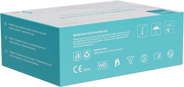 Thumbnail 5 de EUROPAPA 15x Corona Laientest 3in1 Schnelltest