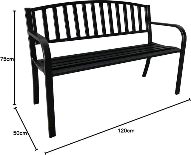 Detalle 1 de Panca Hollywood in acciaio verniciato Linea Garden Friend