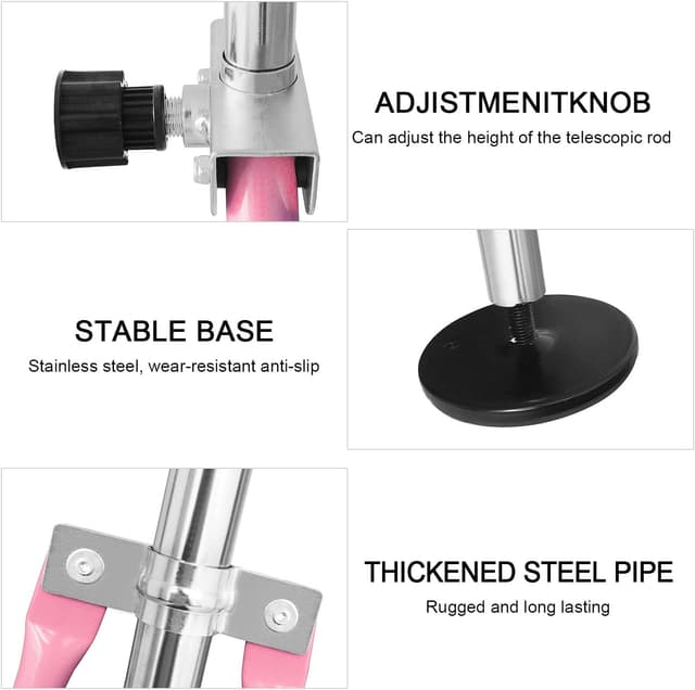 Detalle de FBSPORT Gymnastics Bars – Adjustable Height Folding Horizontal Bar for Kids’ Training