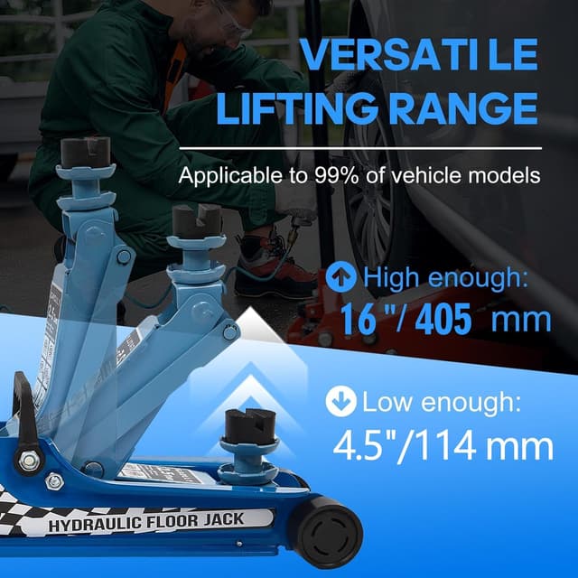 Detalle de GAOLLY 2.5 Ton Floor Jack 14.96"