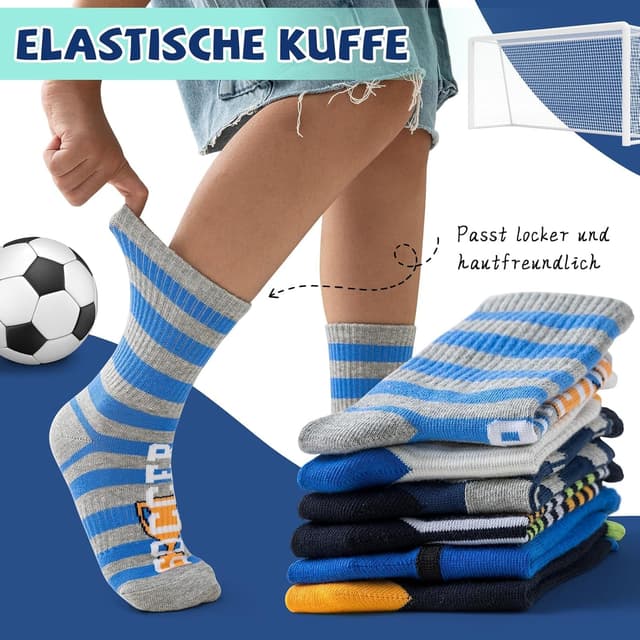 Thumbnail 2 de Cirorld Calzini Bambini 6 Paia cotone 2-14 anni