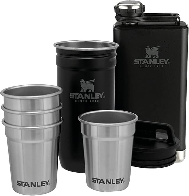 Imagen de Stanley Adventure Pre-Party Vasos y Petaca Set Acero Inoxidable🥃 en OfertitasTOP