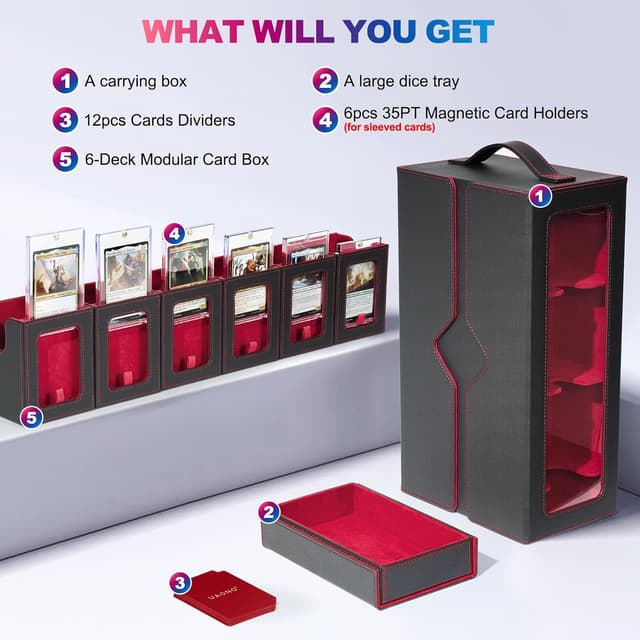 Detalle 2 de UAONO Commander Deck Box 600+ cards