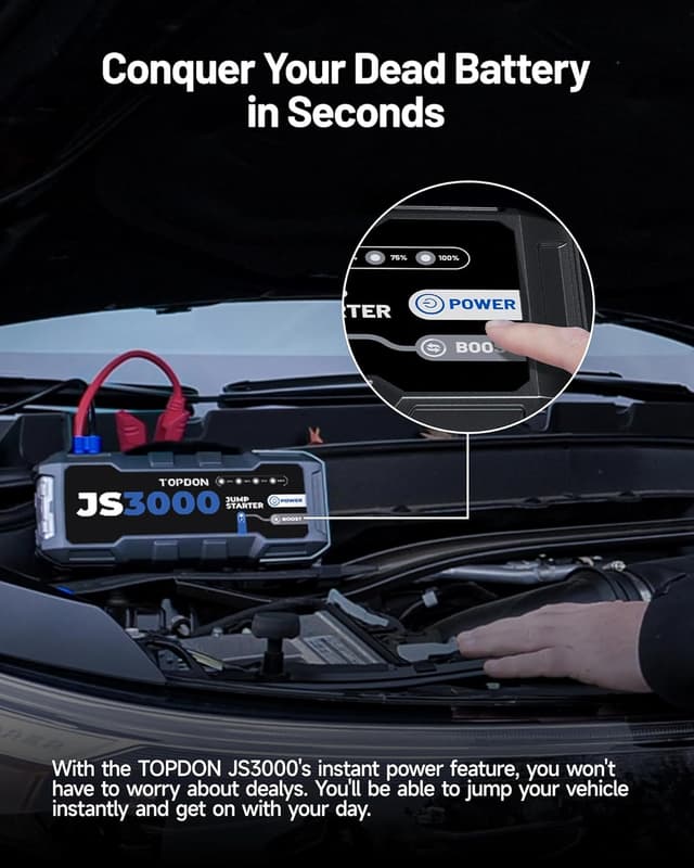 Thumbnail 3 de TOPDON JS3000 Starthilfe 24000mAh