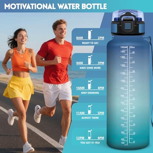 Thumbnail 5 de HoneyHolly Botella 1,5 L sin BPA para gimnasio 🚰