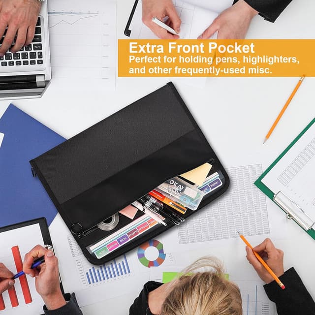 Detalle de ABC life expanding file organiser A4 13 pockets