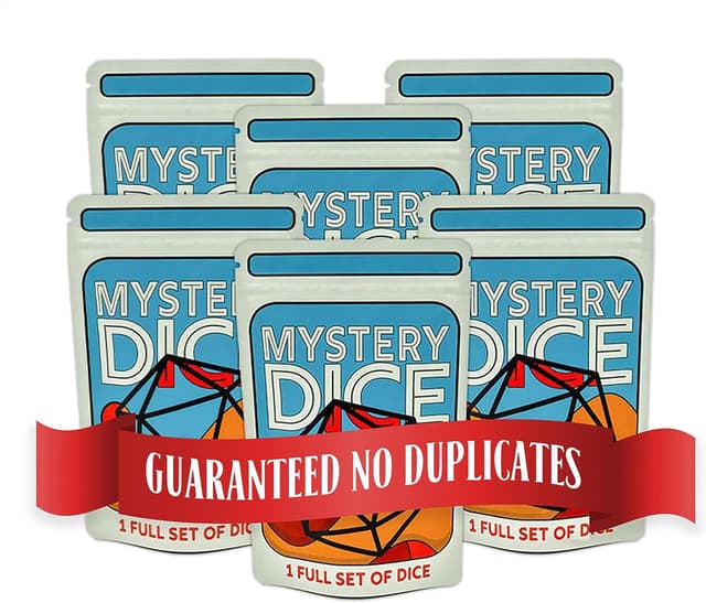 Detalle de 1985 Games Mystery Dice Set of 7 Polyhedral Dice (Mystery Pack of 1)