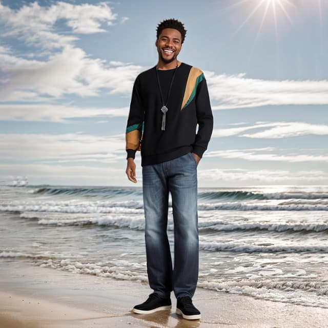 Detalle de Covisoty Herren Sweatshirt Rundhals