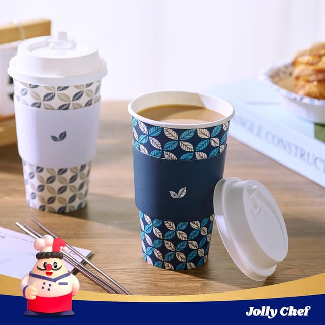 Thumbnail 3 de JOLLY CHEF 16oz Coffee Cups 100-Pack