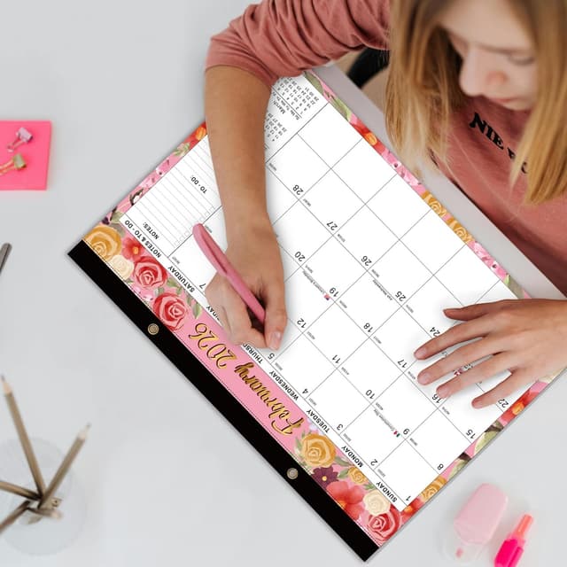 Detalle 2 de Donfulfip calendario de pared 18 meses 📆