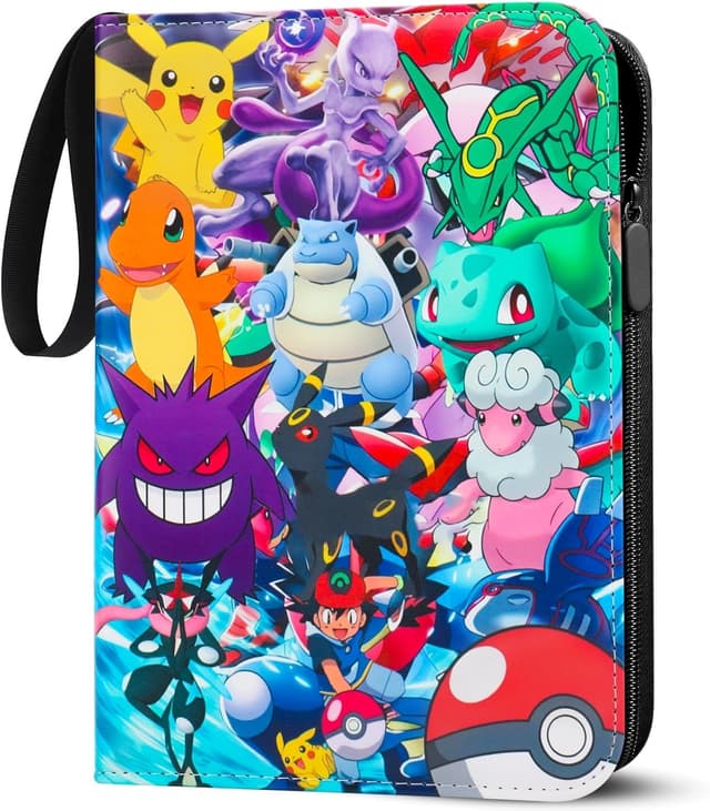 Imagen de Sammelkarten Album für Pokémon‑Karten, 400 Karten en OfertitasTOP