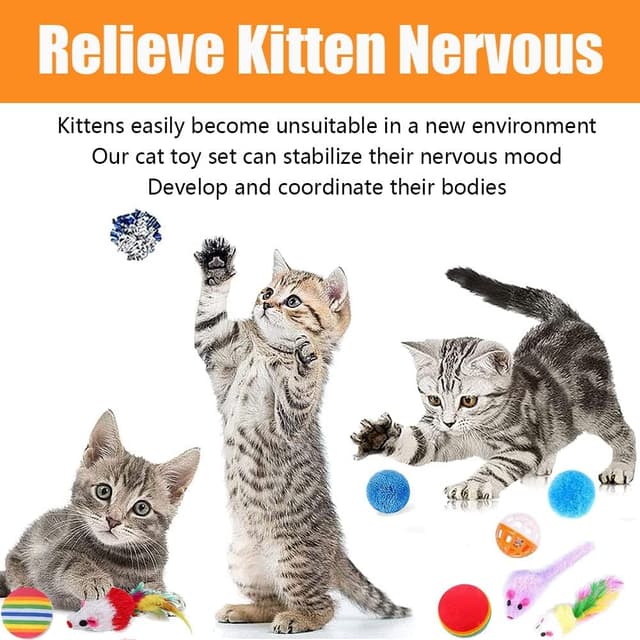 Detalle 2 de Speedy Panther 14-pack interactive cat toys