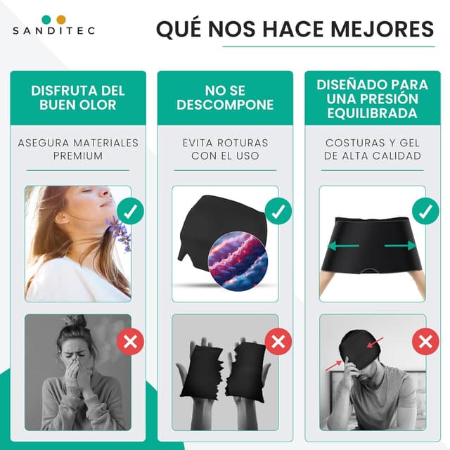 Thumbnail 3 de Gorro migraña alivio inmediato