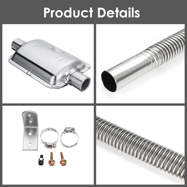 Thumbnail 3 de Casoter 120cm Stainless Exhaust Pipe Set